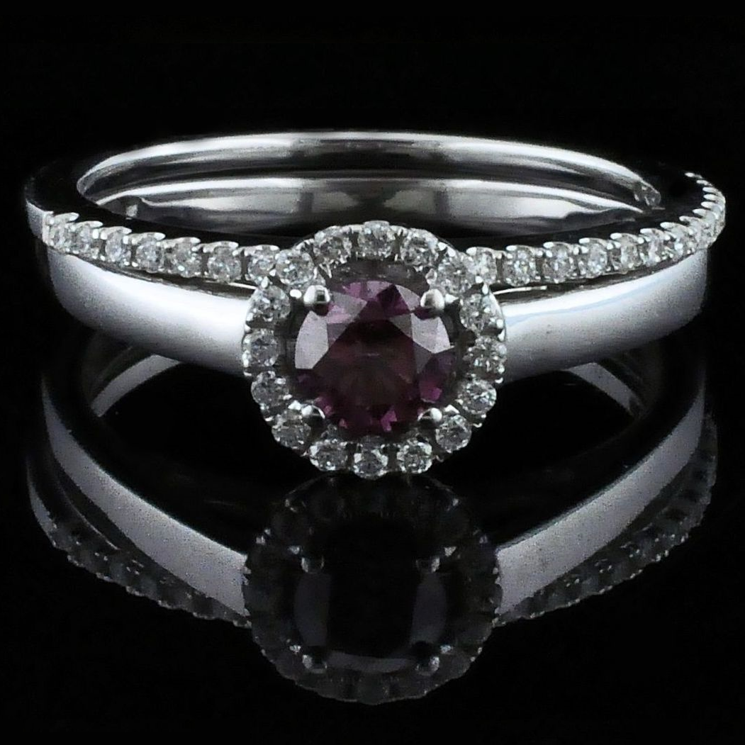 Pink Diamond Wedding Set