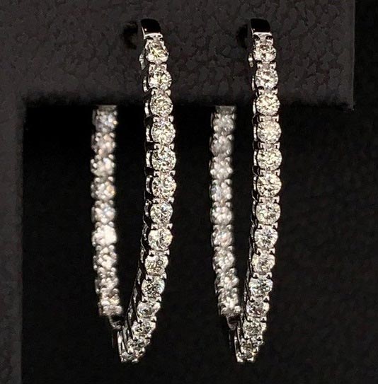 Inside out Diamond Earrings